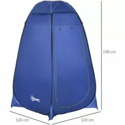 Outsunny Pop-up Toilettenzelt 120 cm X 120 cm X 190 cm -Günstiges Partyzelte, Pergolas & Pavillons Geschäft 54382958 3