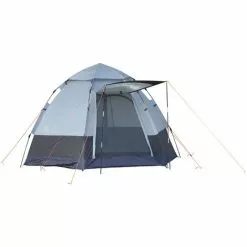 Outsunny Campingzelt Für 3-4 Personen, Schnellaufbau, Grau+Schwarz, 2,6 X 2,6 X 1,5 M