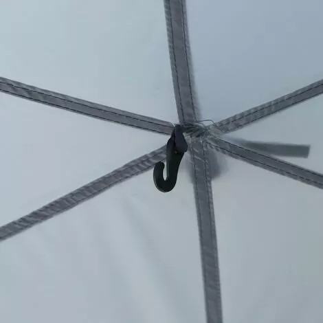 Outsunny Campingzelt Für 3-4 Personen, Schnellaufbau, Grau+Schwarz, 2,6 X 2,6 X 1,5 M 4 Outsunny Campingzelt Für 3-4 Personen, Schnellaufbau, Grau+Schwarz, 2,6 X 2,6 X 1,5 M – Bild 4