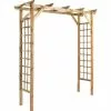 JARDIPOLYS Pergola VALERIANE - Gerade - L. 210 X T. 72 X H. 214,5 Cm