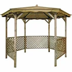 JARDIPOLYS Gartenlaube LORA Ø 320 X H. 245 Cm