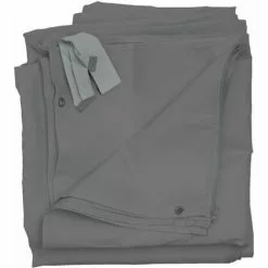 HHG 4er-Set Seitenwand Für Pergola Calpe, Ersatzseitenwand Pavillon 4x3m, Polyester ~ Grau