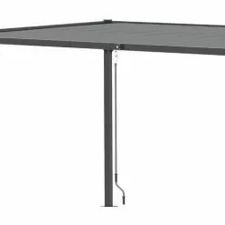 Outsunny Gartenpavillon Mit Lamellendach, Grau, 4 X 3 X 2 M 9 Outsunny Gartenpavillon Mit Lamellendach, Grau, 4 X 3 X 2 M -Günstiges Partyzelte, Pergolas & Pavillons Geschäft 57370794 5