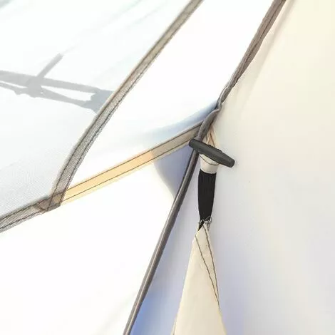 Outsunny Campingzelt Mit Vorzelt, Für 6-8 Personen, Blau+Grün+Grau, 5 X 4,8 X 2,3 M 5 Outsunny Campingzelt Mit Vorzelt, Für 6-8 Personen, Blau+Grün+Grau, 5 X 4,8 X 2,3 M – Bild 5