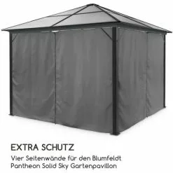 Blumfeldt Pantheon Solid Sky Pavillon-Seitenwände 3x3 4 Stück 140g/m² 7 Blumfeldt Pantheon Solid Sky Pavillon-Seitenwände 3x3 4 Stück 140g/m² -Günstiges Partyzelte, Pergolas & Pavillons Geschäft 58978507 3