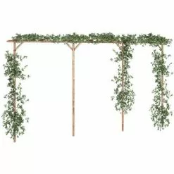 Pergola Bambus 385x40x205 Cm VidaXL -Günstiges Partyzelte, Pergolas & Pavillons Geschäft 65210529 4