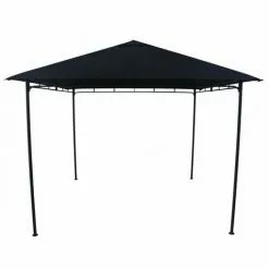 TrendLine Ersatzdach 2,95 X 2,95 M Für Pavillon Como Schwarz Pavillondach