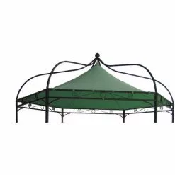 DEGAMO Ersatzdach Für Pavillon MODENA, Polyester PVC-beschichtet Grün