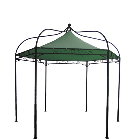DEGAMO Ersatzdach Für Pavillon MODENA, Polyester PVC-beschichtet Grün 2 DEGAMO Ersatzdach Für Pavillon MODENA, Polyester PVC-beschichtet Grün – Bild 2