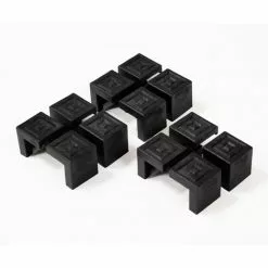 DEGAMO Bodenschoner Satz Für Festzeltgarnituren Aus Kunststoff, 12 Stück