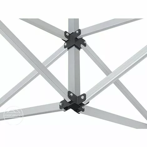 PROFIZELT24 Faltzelt PROFESSIONAL 3x3 M Ohne Seitenteile Faltpavillon ALU Pavillon Partyzelt In Weiß 3 PROFIZELT24 Faltzelt PROFESSIONAL 3x3 M Ohne Seitenteile Faltpavillon ALU Pavillon Partyzelt In Weiß – Bild 3