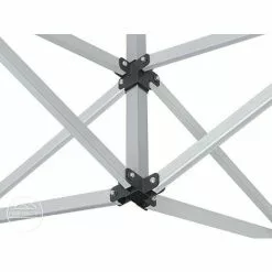 PROFIZELT24 4x4 M Faltpavillon TOOLPORT PROFESSIONAL Alu 40mm, Seitenteile Ohne Fenster, Schwarz -Günstiges Partyzelte, Pergolas & Pavillons Geschäft 7860014 3