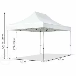 Faltzelt PROFESSIONAL 3x4,5 M Mit Panoramafenster Faltpavillon ALU Pavillon Partyzelt In Creme PROFIZELT24 7 Faltzelt PROFESSIONAL 3x4,5 M Mit Panoramafenster Faltpavillon ALU Pavillon Partyzelt In Creme PROFIZELT24 -Günstiges Partyzelte, Pergolas & Pavillons Geschäft 8281879 4