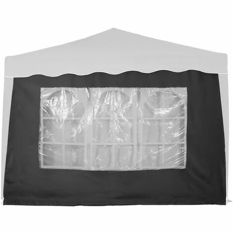 INSTENT "BASIC" Seitenteil Mit 3 Fenstern, Anthrazit 1 INSTENT "BASIC" Seitenteil Mit 3 Fenstern, Anthrazit