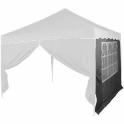 INSTENT "BASIC" Seitenteil Mit 3 Fenstern, Anthrazit 5 INSTENT "BASIC" Seitenteil Mit 3 Fenstern, Anthrazit -Günstiges Partyzelte, Pergolas & Pavillons Geschäft 8338714 3